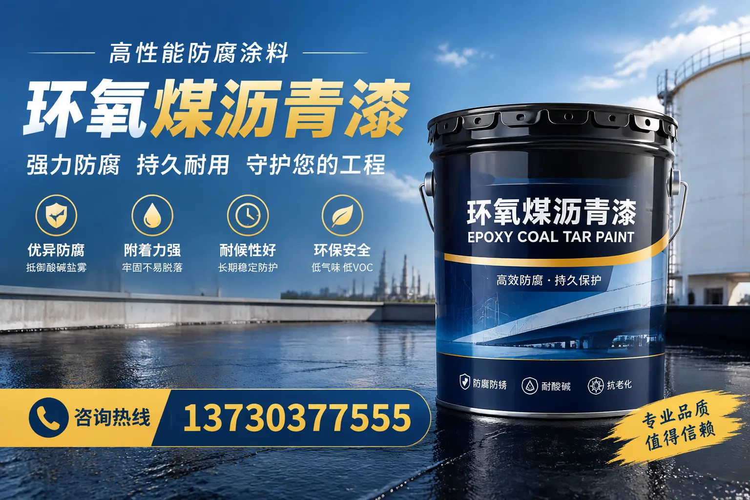 环氧煤沥青漆的耐久性分析，适合吴桥的使用场景