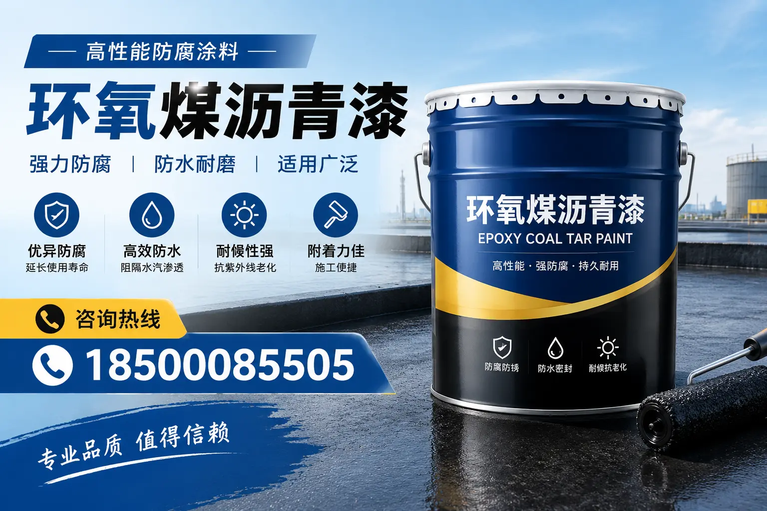 环氧煤沥青漆的主要成分与功能,吴桥用户深度了解